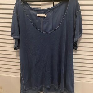 Free People T shirt Size S Blue
